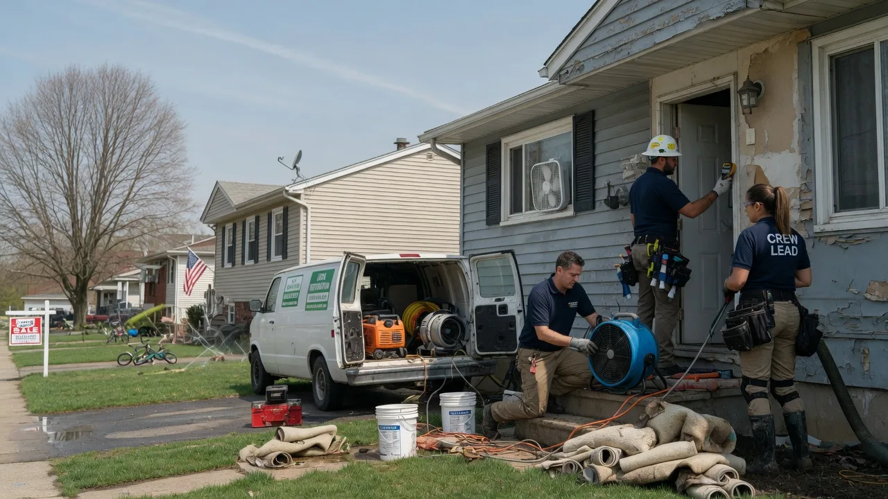 Flood Cleanup in Changewater, NJ near me