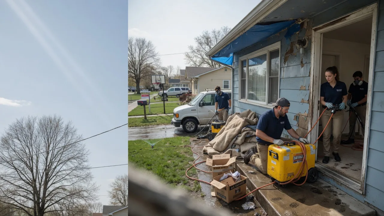 Basement Flood Cleanup in Changewater, NJ near me